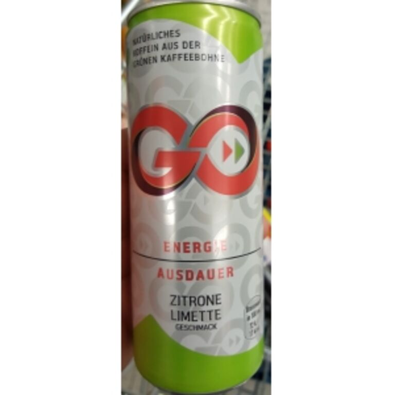 GO Energie Ausdauer Zitrone Limette Geschmack 250ml