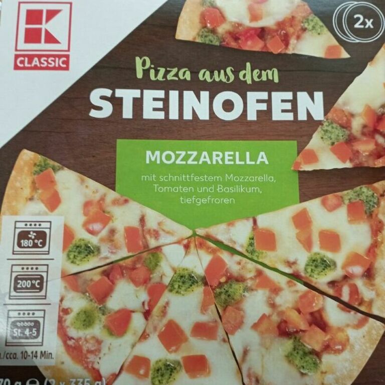 K CLASSIC Pizza aus dem Steinofen Mozzarella 670 g (2 x 335 g)