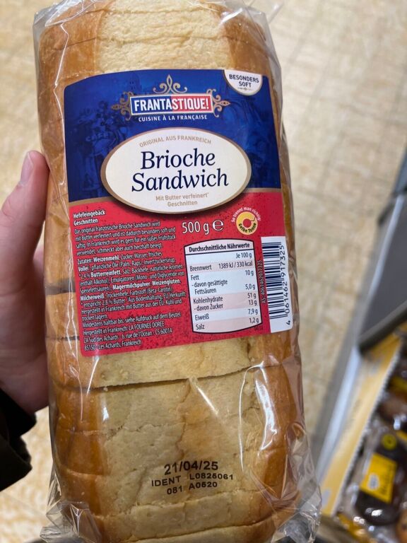 frantastique ! Brioche-Sandwich 500g