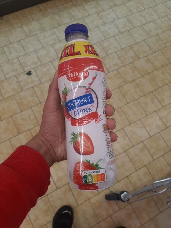 Milbona Joghurt Drink Erdbeere