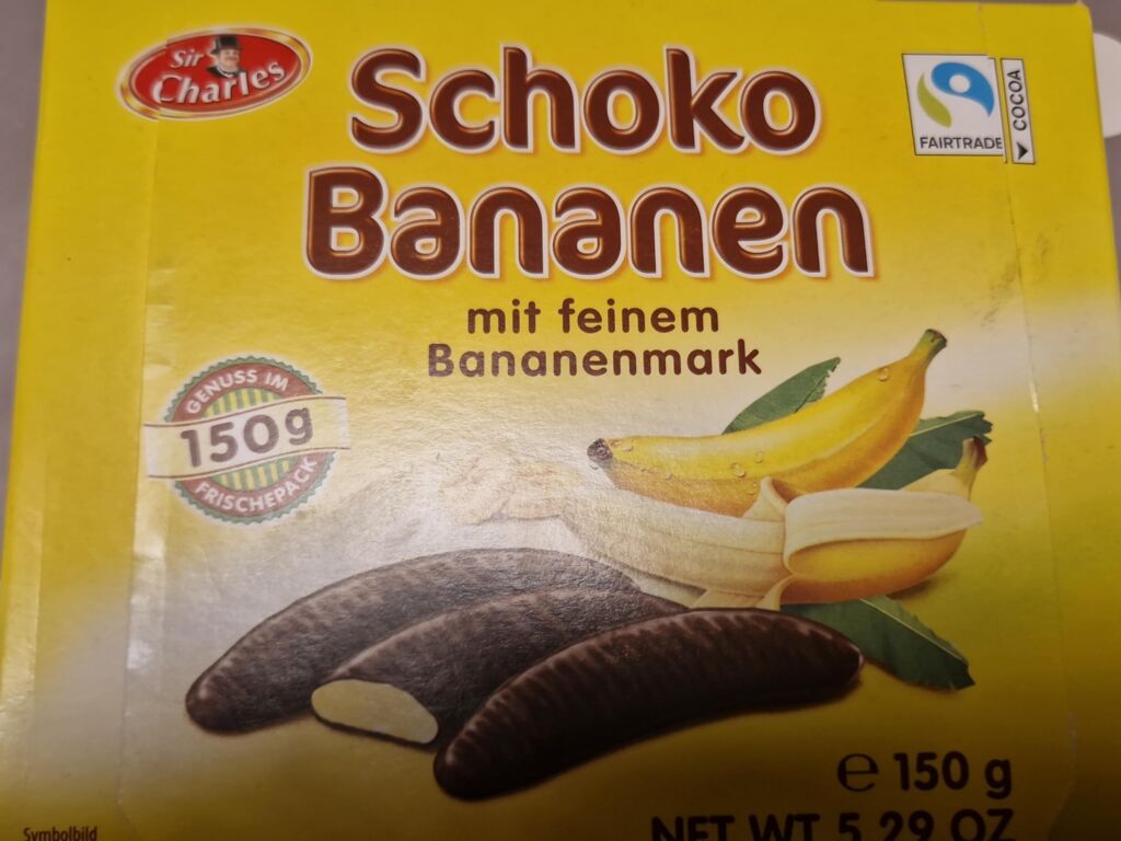 Sir Charles Schoko-Bananen 150 g