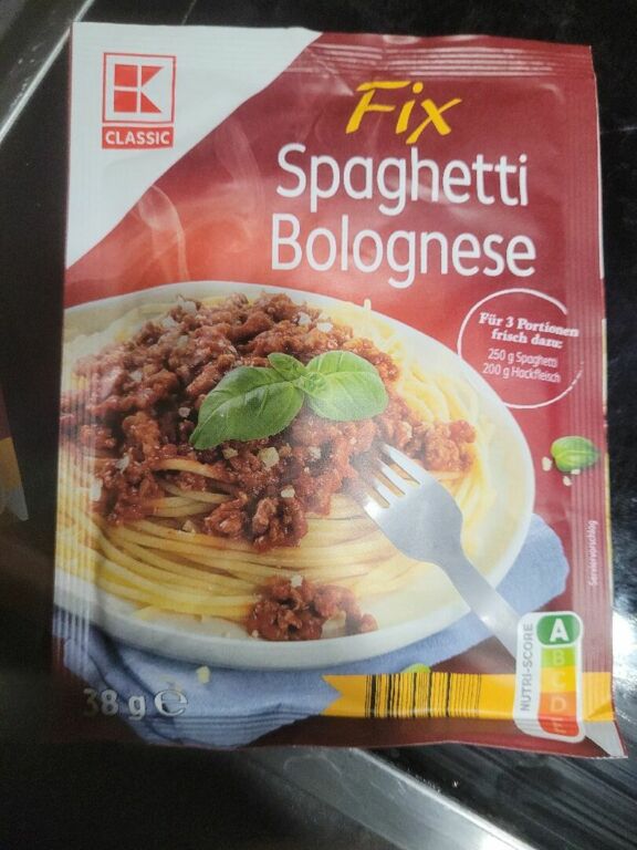 Kaufland K-Classic Fix für Spaghetti Bolognese