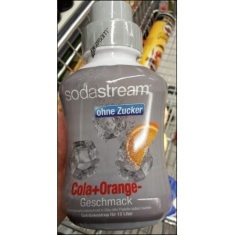 Sodastream Sirup Cola Orange Geschmack ohne Zucker 500ml