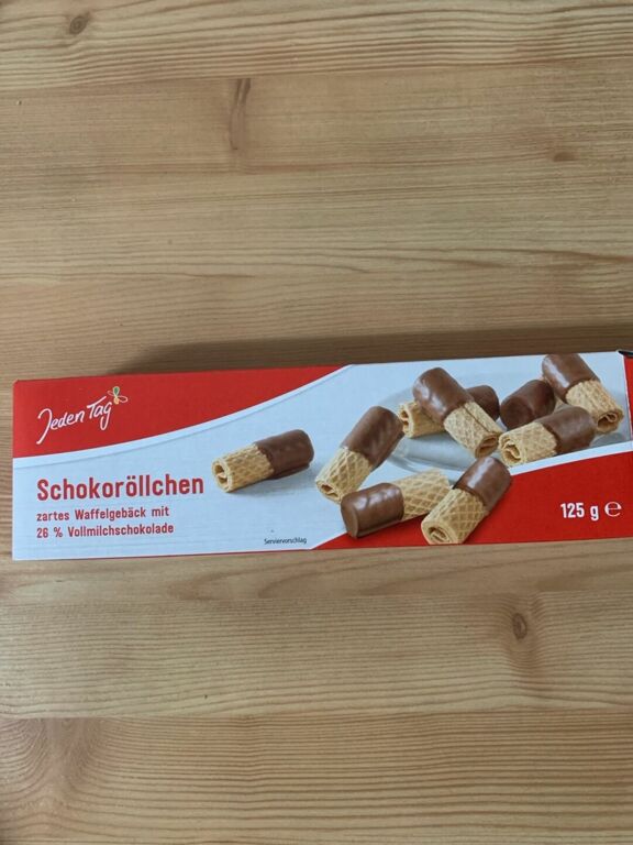 Jeden Tag Schokoröllchen 125 g