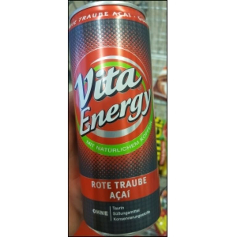 Vita Energy Drink Rote Traube Acai         0,33l