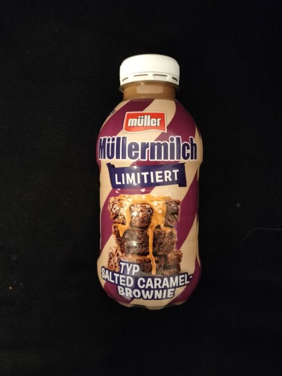 müller Müllermilch limitiert Typ salted caramel-Brownie 
