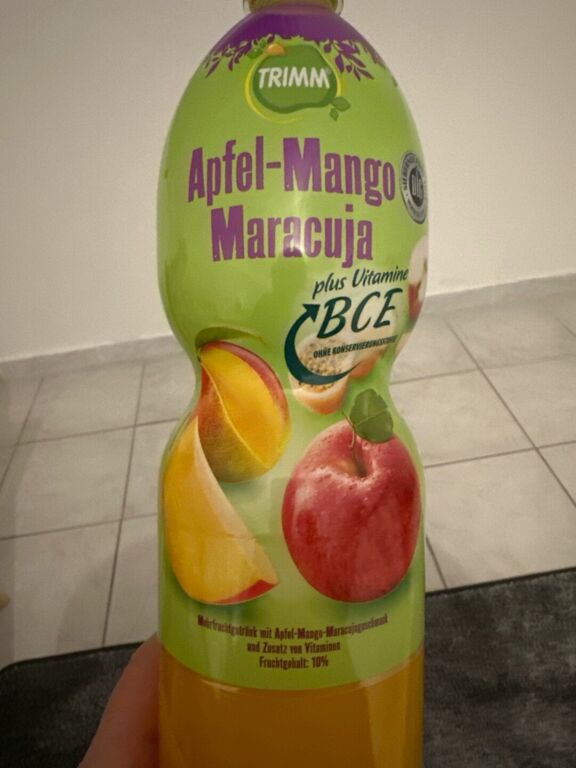 TRIMM Apfel-Mango Maracuja plus Vitamine BCE