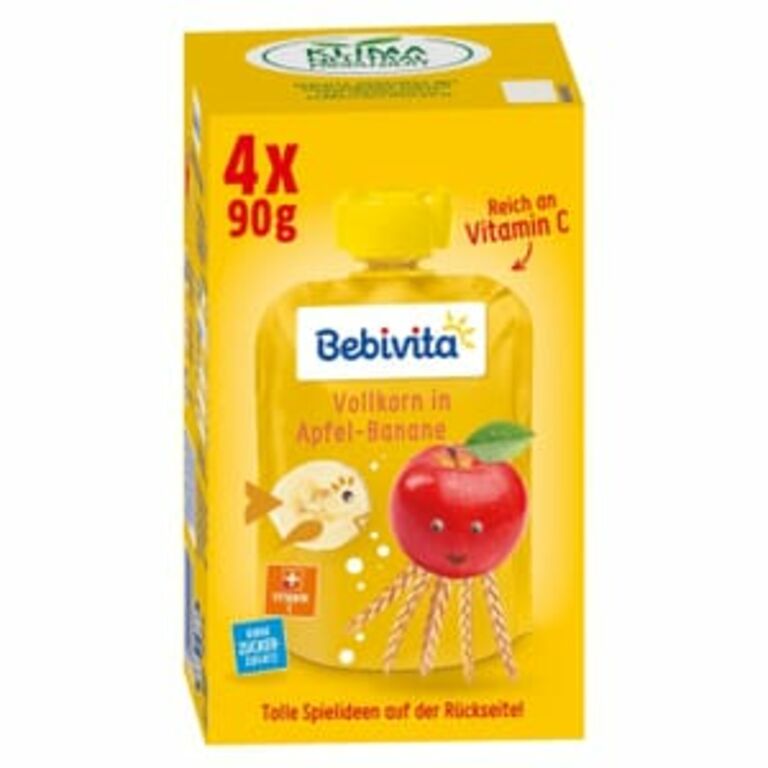 Bebivita Vollkorn in Apfel-Banane 4 x 90g