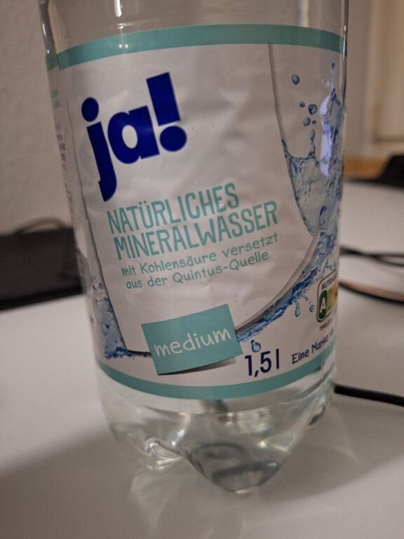 ja! natürliches Mineralwasser medium 1,5 L