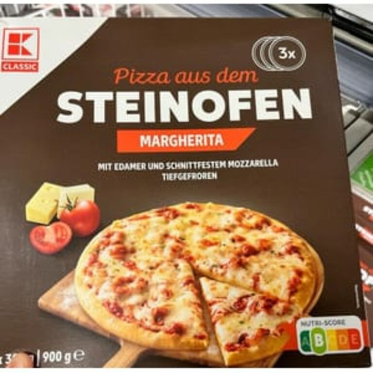 K-Classic Pizza aus dem Steinofen Margherita 790g