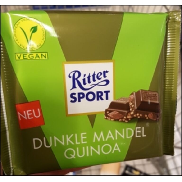 Ritter-Sport dunkle Mandel-Quinoa vegan 100 g
