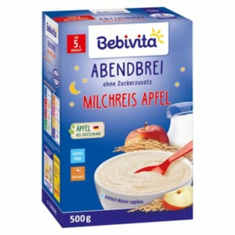 Bebivita Abendbrei Milchreis mit Apfel