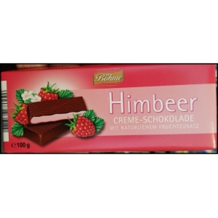 Böhme Himbeer Creme-Schokolade 100g