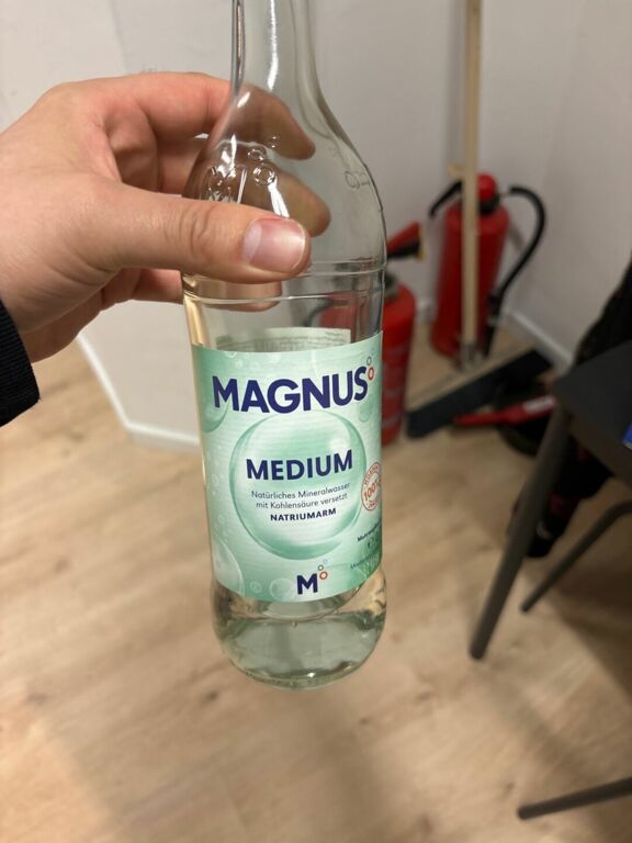 Magnus Meidium Natürliches Mineralwasser mit Kohlensäure versetzt NATRIUMARM