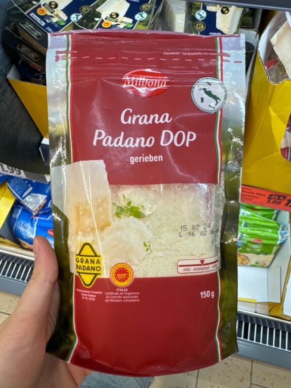 Milbona Grana Padano DOP gerieben