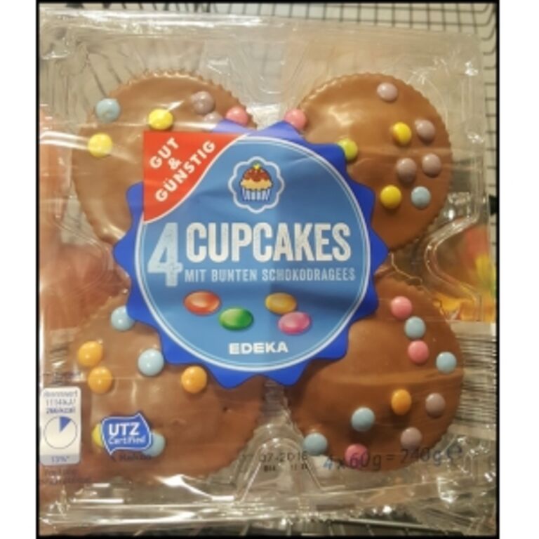 Edeka GUT & GÜNSTIG 4 Cupcakes          240g 