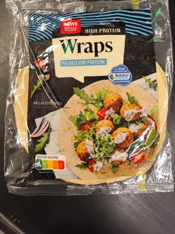 High protein wraps 320 g