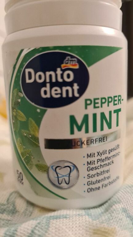 Donto dent PEPPER-MINT ZUCKERFREI 50 Stück 