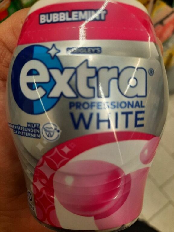 Wrigley's extra professional white bubblemint zuckerfrei 50 dragees