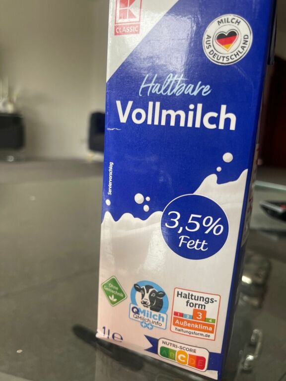 Kaufland K-Classic Haltbare Vollmilch 3,5% 