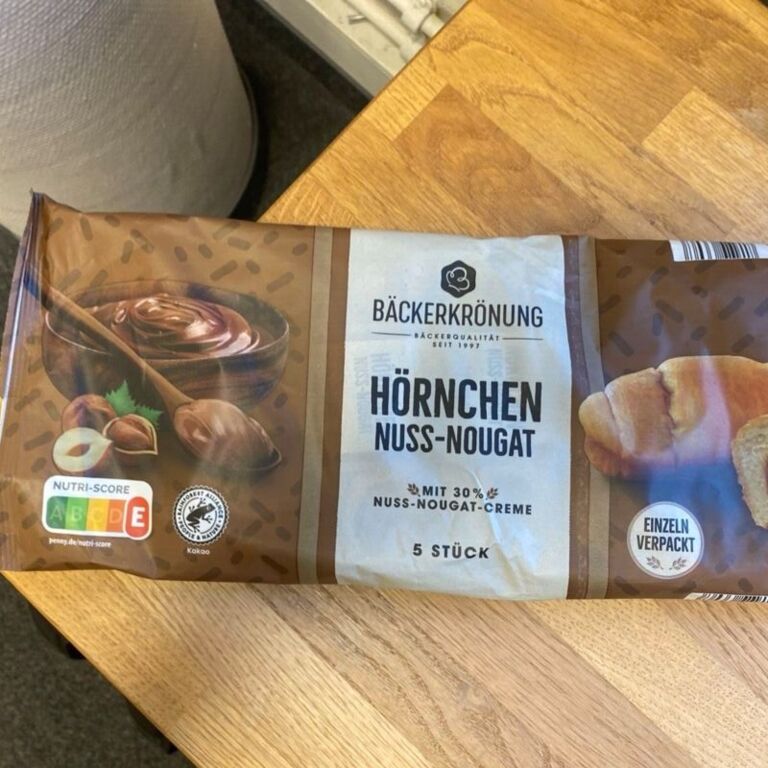 Bäckerkrönung Hörnchen Nuss-Nougat 240g
