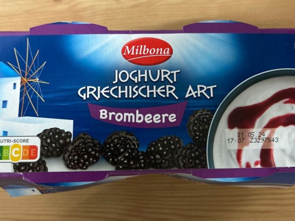 Milbona Joghurt Griechischer Art Beombeere