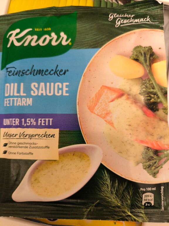 Knorr Feinschmecker Dill Sauce fettarm unter 1,5% Fett 31 g