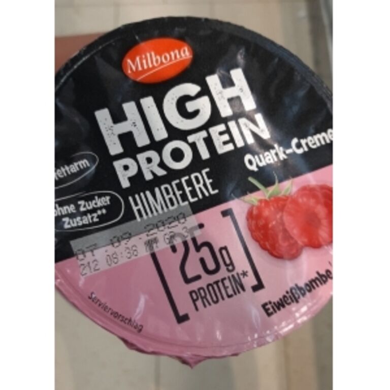 Lidl Milbona High Protein Quark-Creme Himbeere