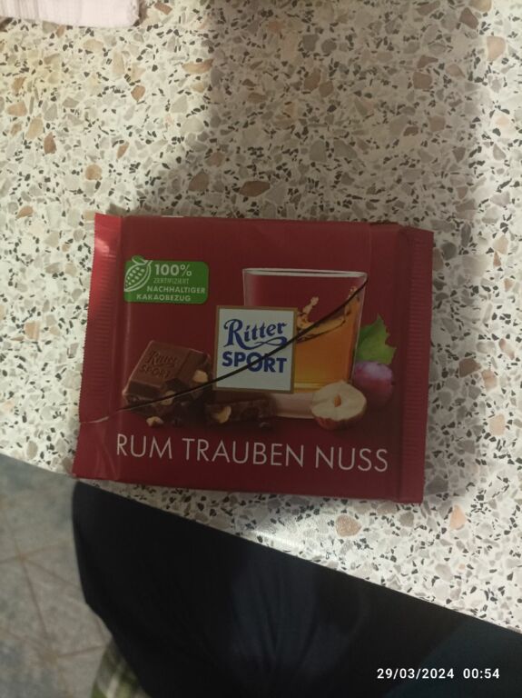 Ritter SPORT RUM TRAUBEN NUSS 100 g