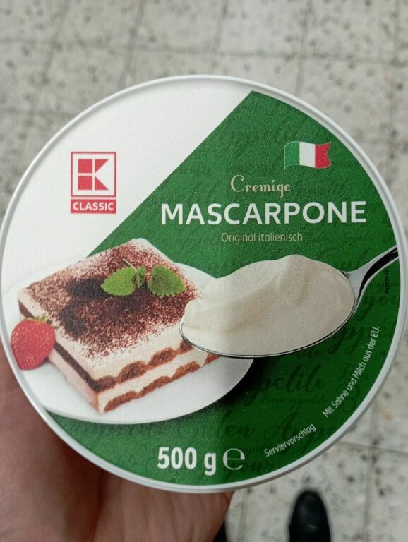 Kaufland K-Classic  cremige Mascarpone