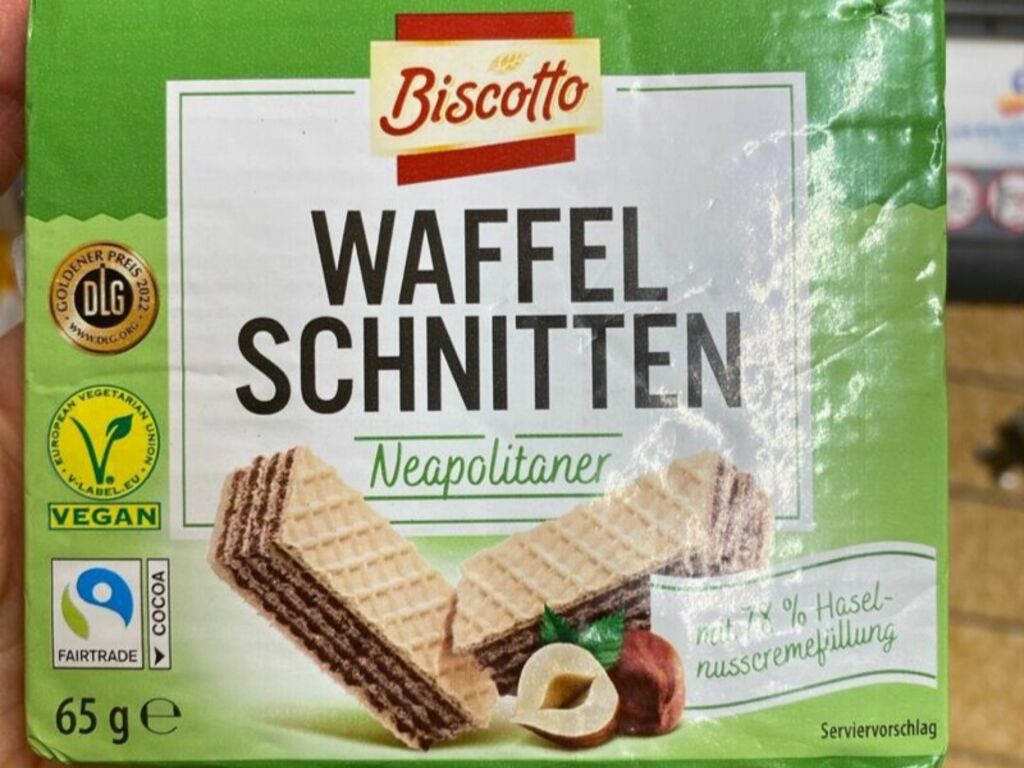 Biscotto Waffelschnitten vegan 65 g