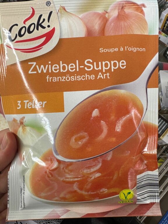 Cook Zwiebel-Suppe französische Art 