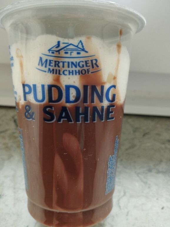 MERTINGER MILCHHOF PUDDING & SAHNE Schoko 125 g