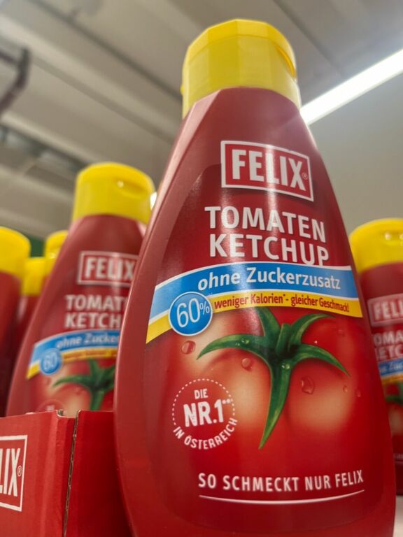 FELIX Tomaten Ketchup ohne Zuckerzusatz 