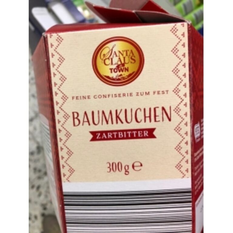 Netto Santa Claus in Town Baumkuchen Zartbitter 300g