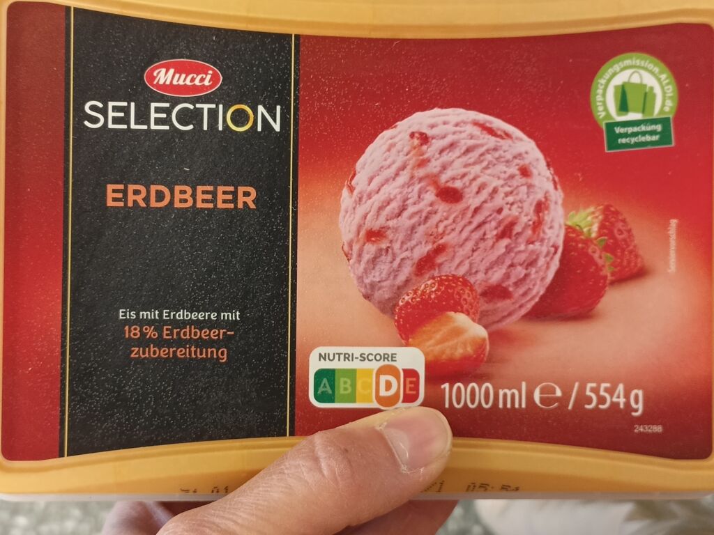 Mucci selection Erdbeer 554 g