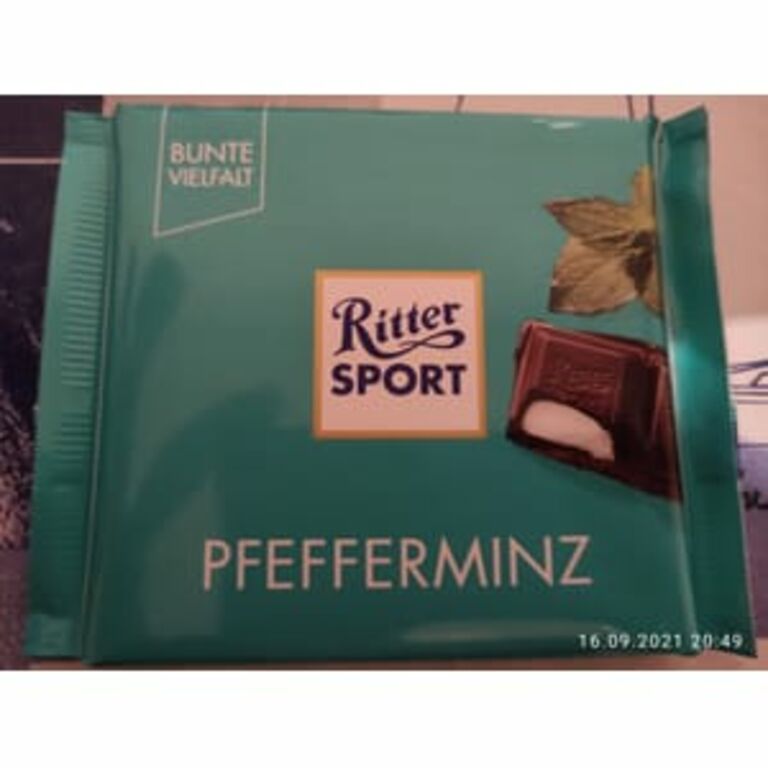 Ritter Sport Bunte Vielfalt Pfefferminz, 100 g