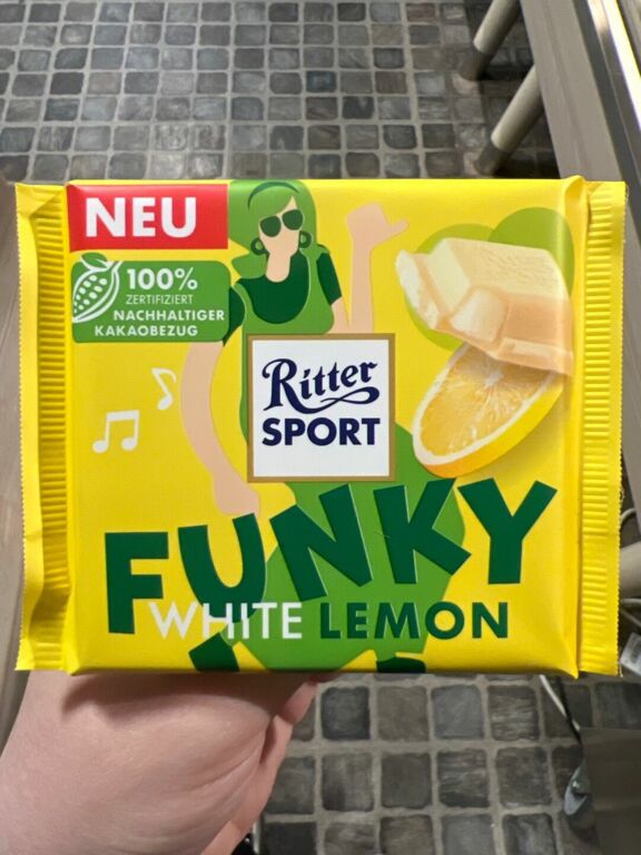 Ritter Sport Funky White Lemon 100 g