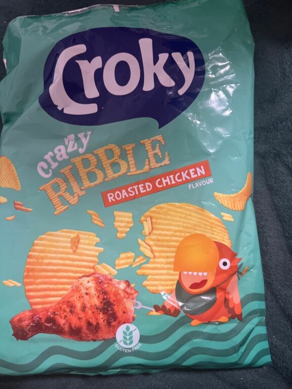 Croky crazy RIBBLE ROATSTED CHICKEN FLAVOUR