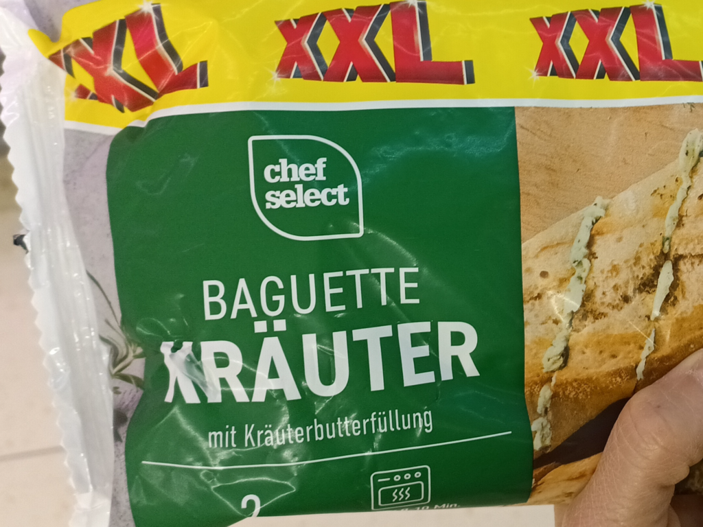 chef select Baguette Kräuter vegetarisch 2 Stück 350g
