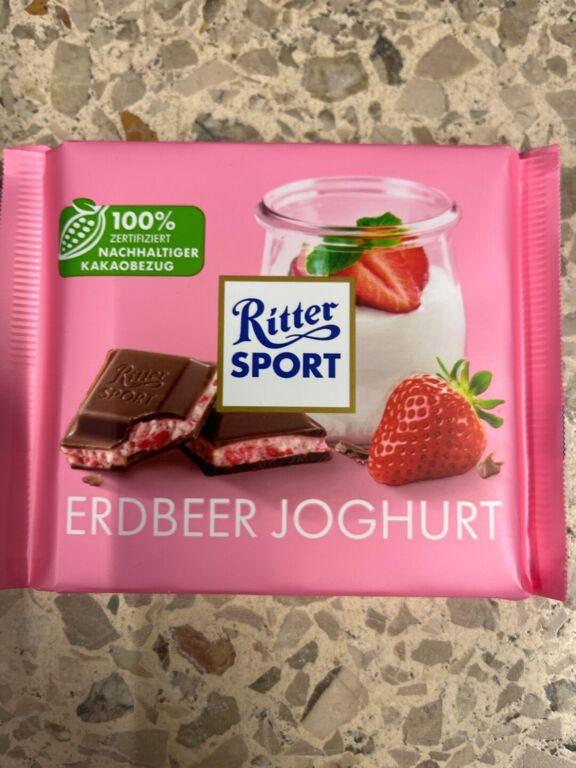 Ritter SPORT ERDBEER JOGHURT 100g