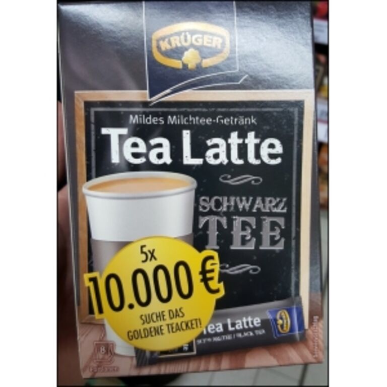 Krüger Tea Latte Schwarzer Tee 144g 